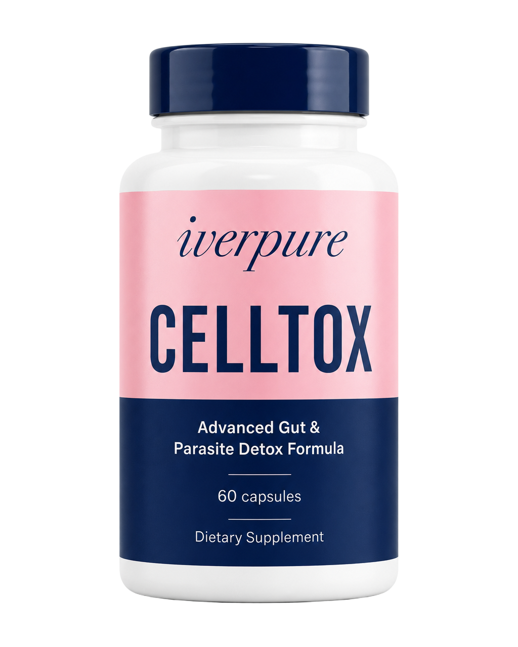 CellTox supplement bottle by iverpure